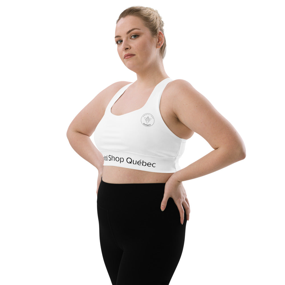 Longline sports bra